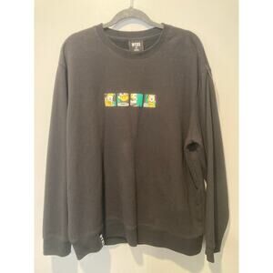 NWT UNIVERSTAR BT21 Sweatshirt Crewneck Black Chimmy XL 180/104A Cotton RARE